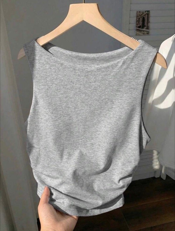 Producto - Musculosa SHEIN push up gris - 2