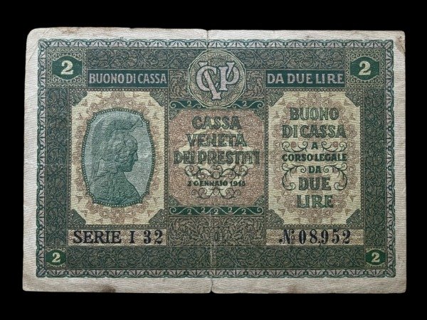 Producto - Italia (1918) 2 Liras - Emergencia