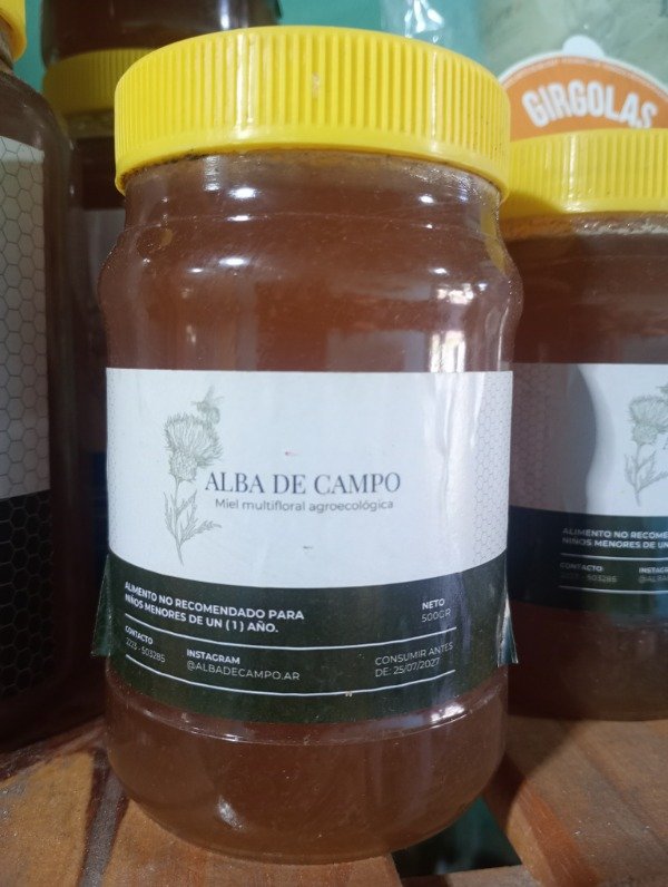 Producto - Miel agroecologica 1/2kg