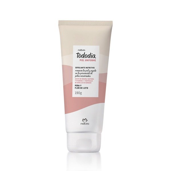 Producto - Exfoliante nutritivo Tododia pera y flor de loto - 190 g - Tododia
