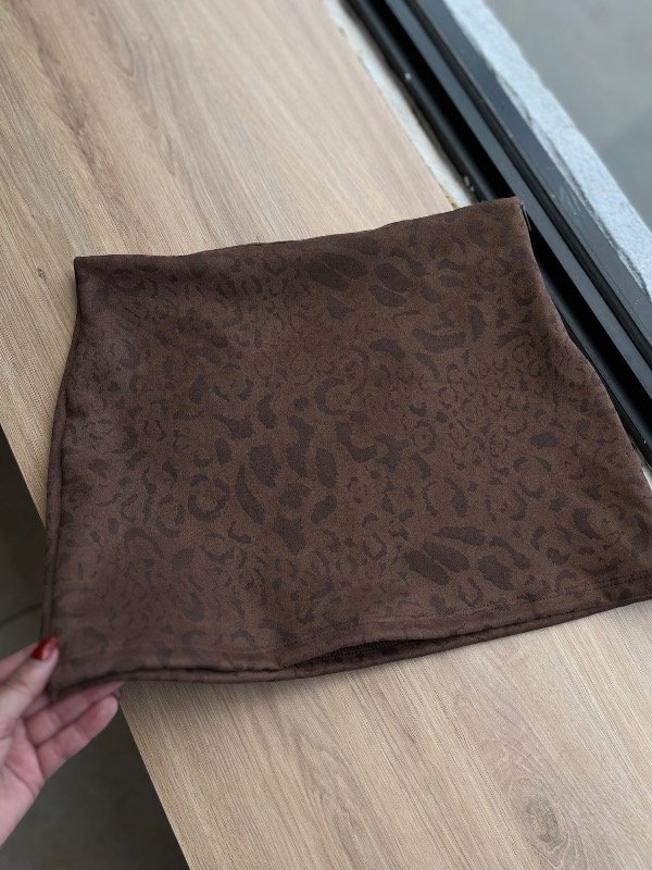 Producto - Pollera Gamuzada Print