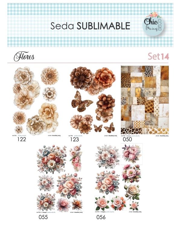 Producto - SET 14 x 5 SST - Flores
