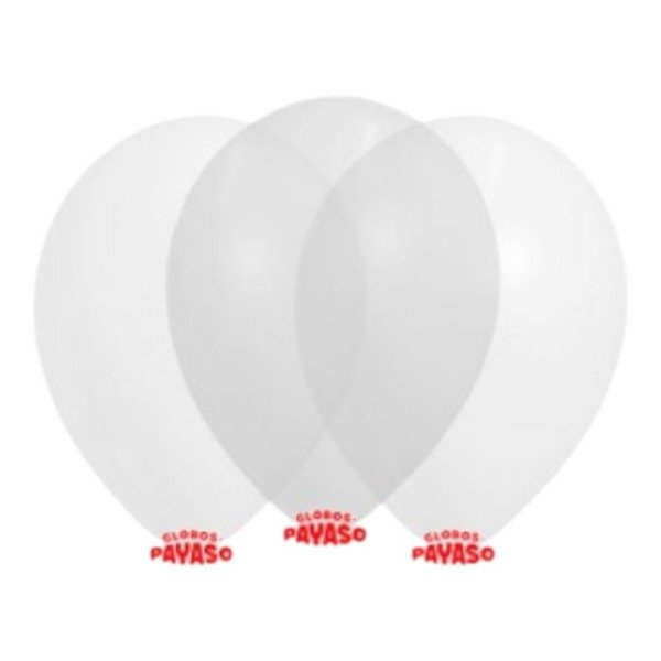 Producto - globo cristal transparente 12 pulgadas x 10 unidades
