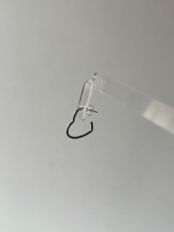 Producto - Argollas cuore plata 925 (20mm)