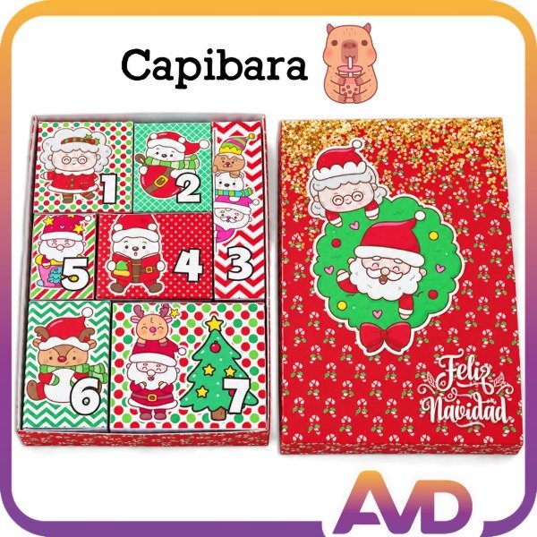 Producto - Calendario de Adviento 7 Días Personalizado  7 Sorpresas Temáticas - 1