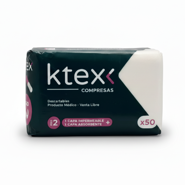 Producto - Compresas Pack X50 unid. Ktex