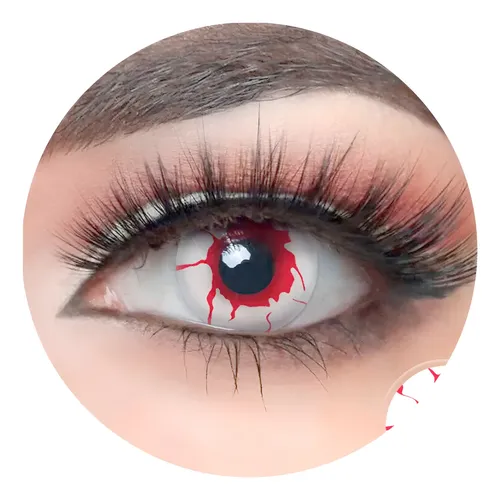 Producto - Pupilentes blancos jester red