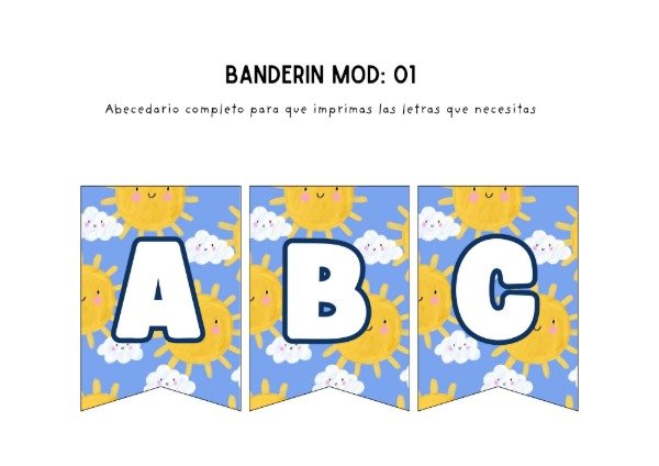 Producto - Banderin MOD 01