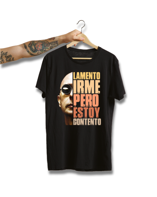 Remera lamento irme + piluso de regalo
