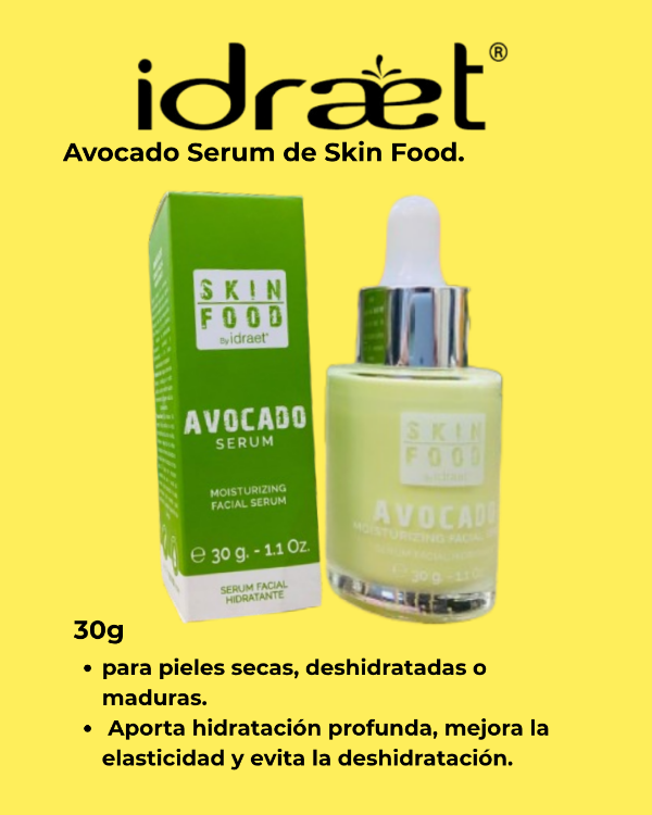 Producto - Sérum facial hidratante - Avocado Serum de Skin Food (30g)
