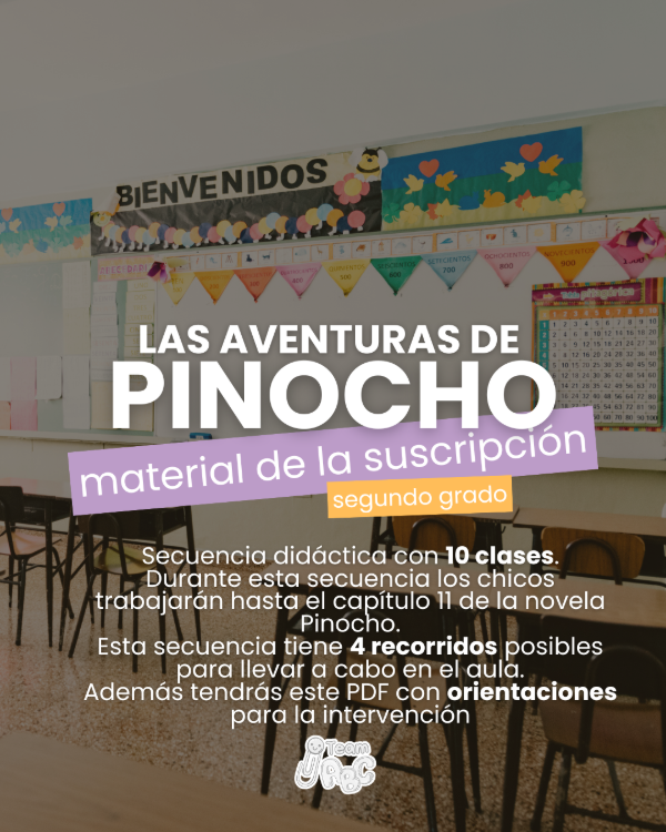 Producto - SECUENCIA DIDACTICA PINOCHO primera parte