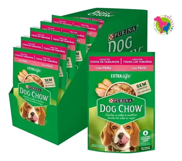Producto - DOG CHOW POUCH SOBRECITOS CAJA X 15 U. 100 GR