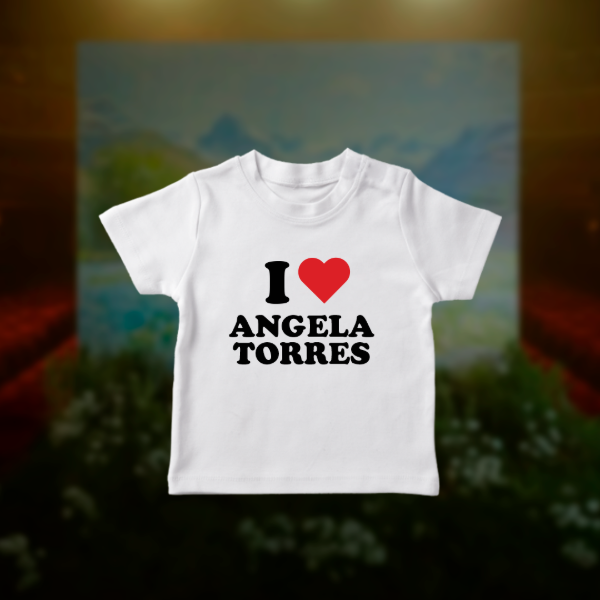Baby Tee i love Angela Torres