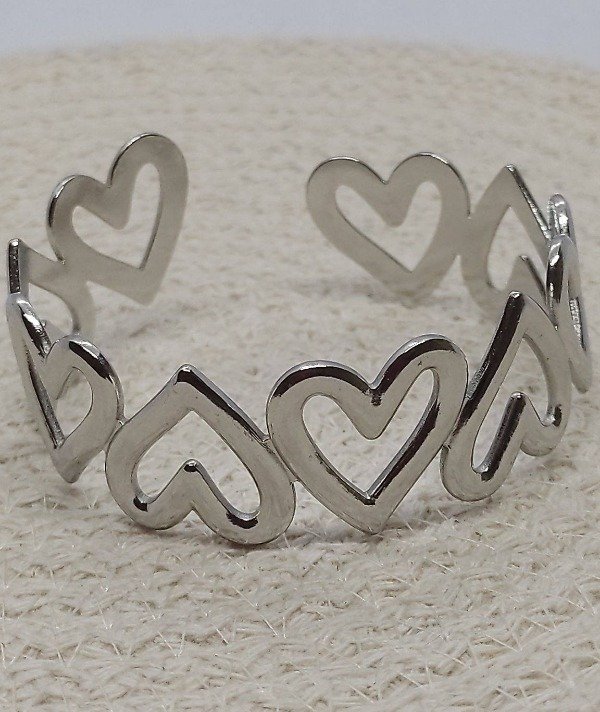 Producto - Corazones calados entrelazados