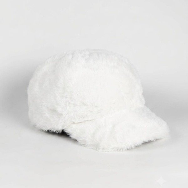 Producto - Gorra peluche ajustable Blanca - 0