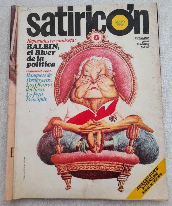 Producto - Revista Satiricon #18 - Año 2 - Mayo 1974 - Editores asociados
