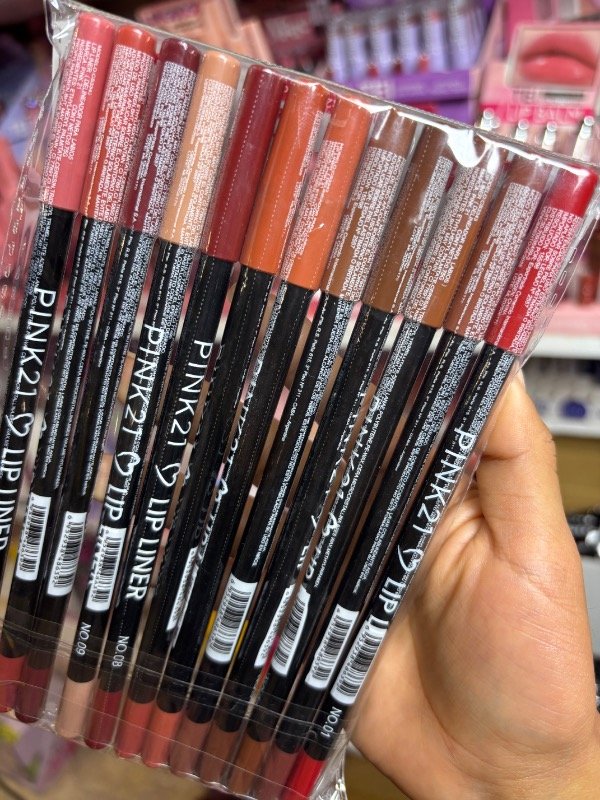 Producto - Lápiz delineador de labios x12 unidades PINK 21