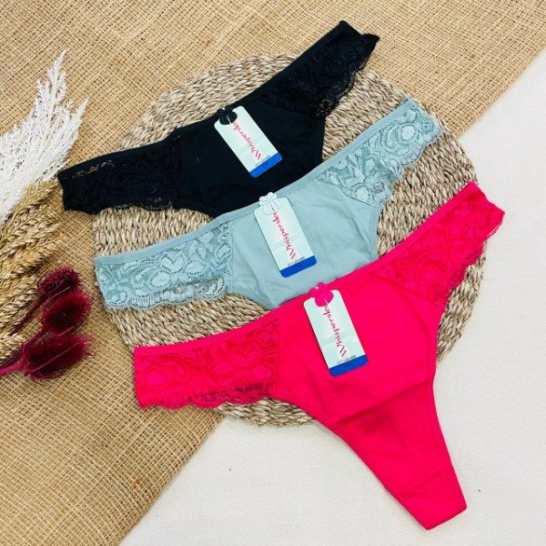 Producto - Art. 8050 - WHISPERSLEELA - PACK X3 Colaless Esp Algodon/Lycra Punt Laterales