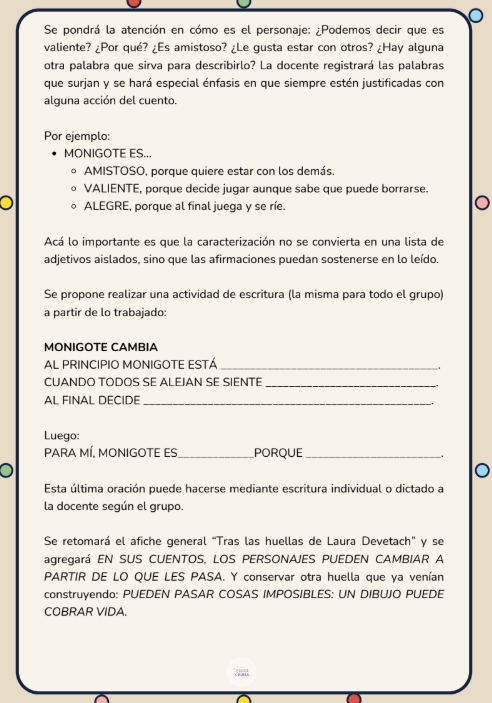 Producto - TRAS LAS HUELLAS DE LAURA DEVETACH - LECTURA Y ESCRITURA, PRIMEROS PASOS - 4