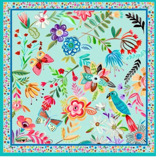 Producto - Mantel Caribe aqua