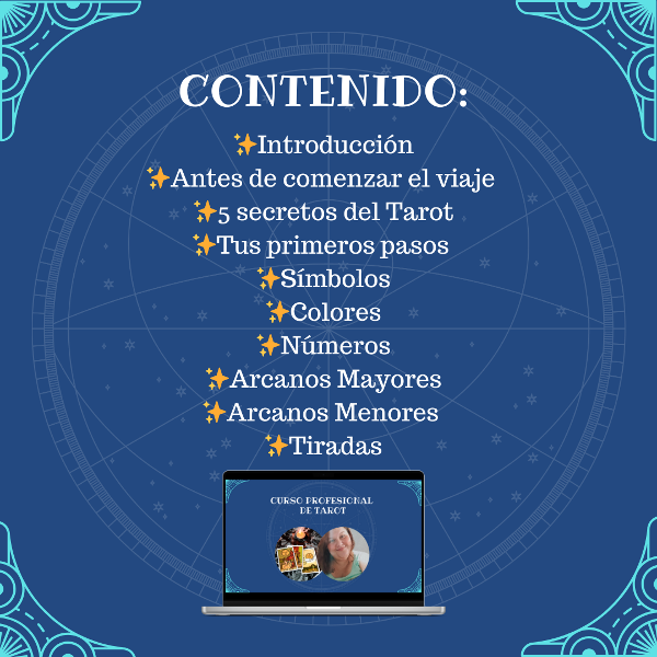 Producto - CURSO PROFESIONAL DE TAROT RIDER WAITE - GRABADO - 3