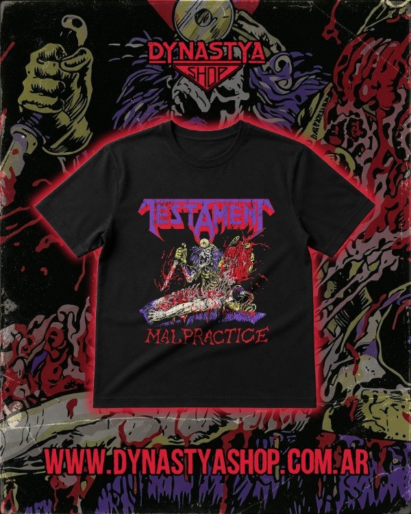 Producto - Remera - Testament - Mal Practice - 0