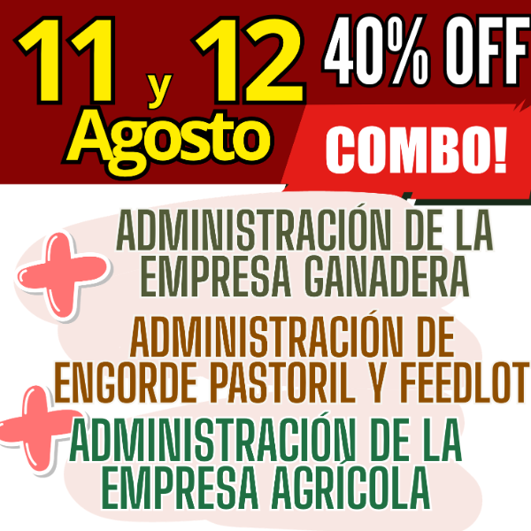 Producto - COMBO 3 CURSOS: Admin Ganadera + Engorde Pastoril y Feedlot + Admin Agrícola - 0