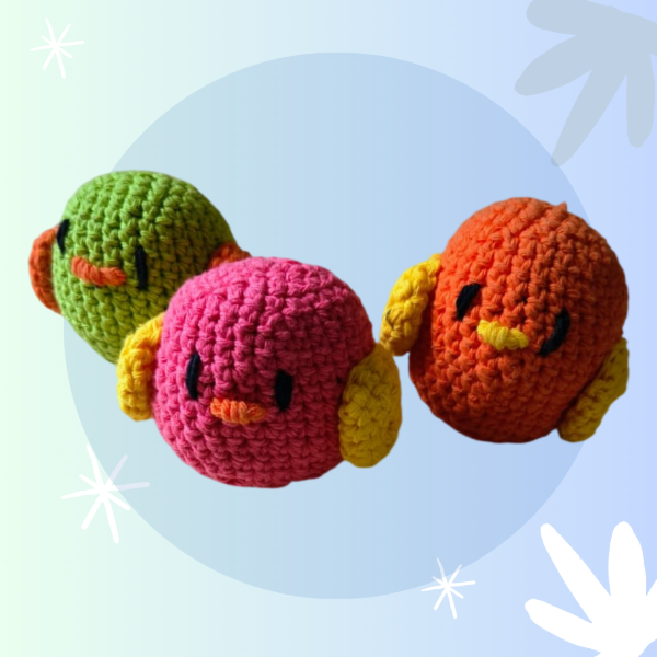 Producto - Pajarito de crochet