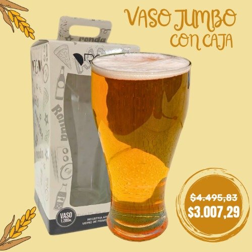 Producto - VASO JUMBO 1200ml EN CAJA O SOLO