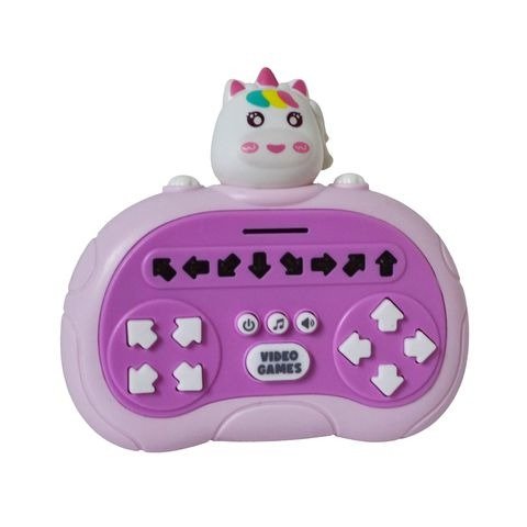 Producto - JUEGO DE RITMO GAME POP UNICORNIO CON LUZ Y SONIDO A PILA EN CAJA 13X13X4.5CM