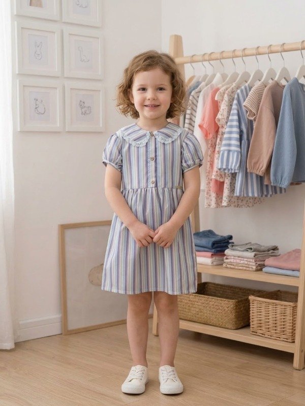 Producto - Vestido Ofelia a Rayas - 1