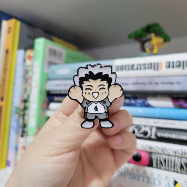 Producto - Pin enamel - Bokuto chibi