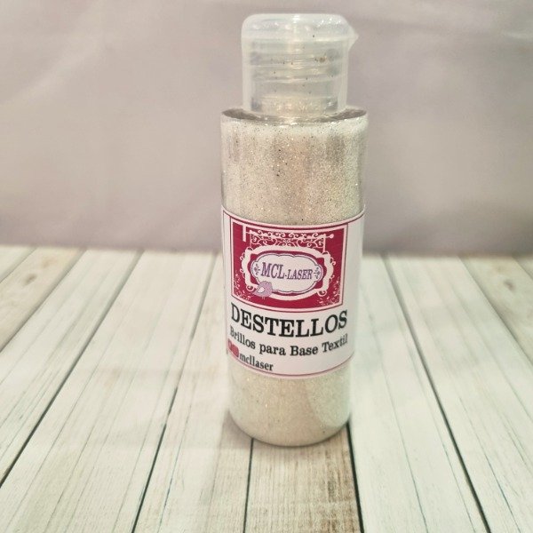 Producto - Destellos / brillos para base textil - Blanco