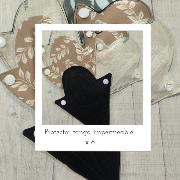 Producto - Protector Impermeable tanga black  x6