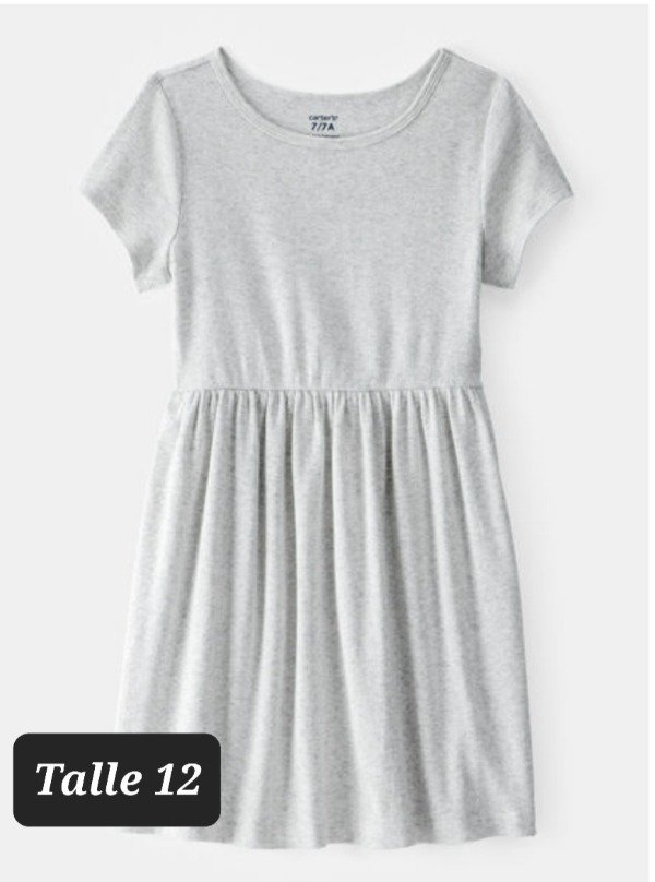 Producto - Vestido morley carters talle 12 gris