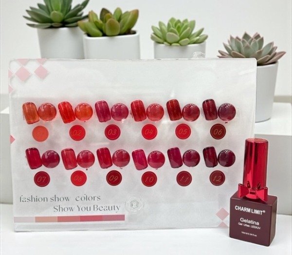 Producto - Esmalte gelatina Jelly Rojo Charm Limit PAB 12/25