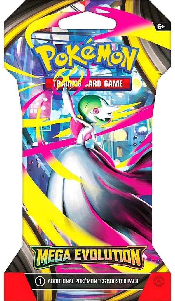 Producto - Pokémon TCG: Mega Evolution Sleeved Booster Pack (Gardevoir) INGLES