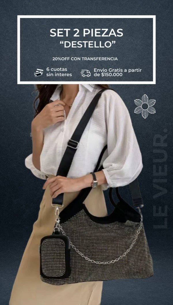 Producto - SET 2 PIEZAS "DESTELLO"