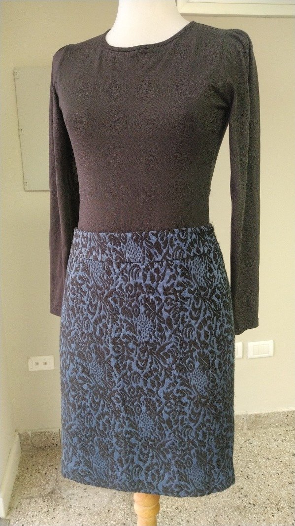 Producto - Pollera ANN TAYLOR TS Azul