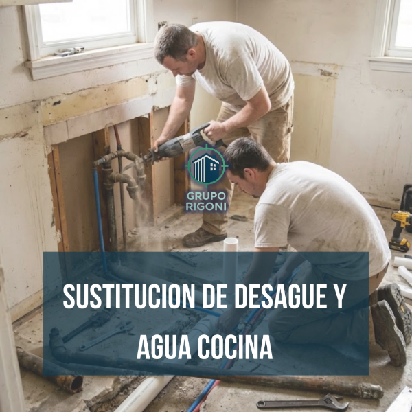 Producto - SUSTITUCION DE DESAGUE Y AGUA COCINA -Valor por unidad