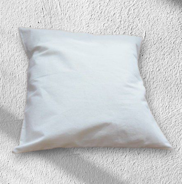 Producto - Funda para Almohadon 40x40 cm  Lienzo color crudo