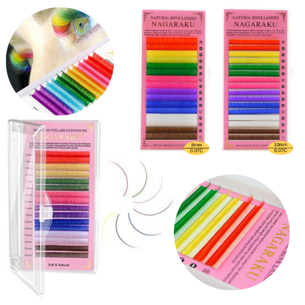 Producto - Nagaraku Pestañas COLORES