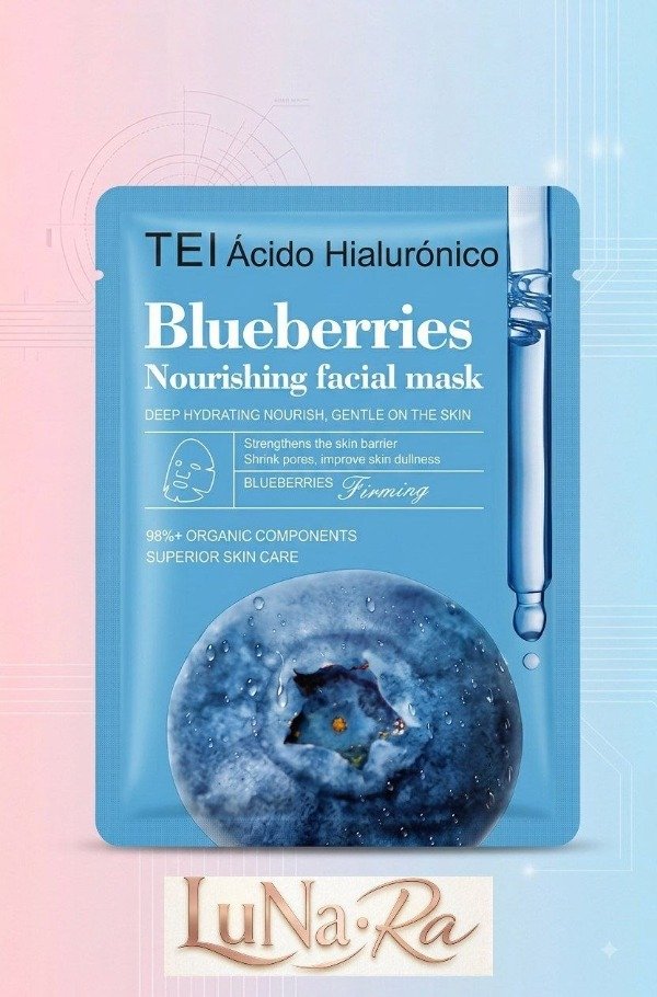Producto - Mascarilla Facial Nutritiva de Arándanos - Blueberries - 0