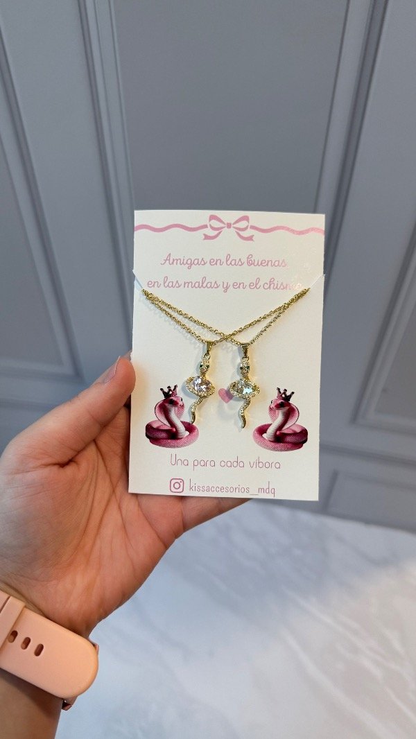 Producto - Collares para compartir serpiente - 2 U