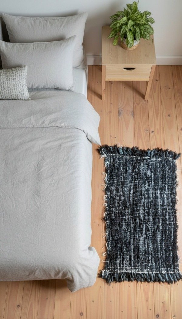 Producto - alfombra negra - 60 x 90 cm