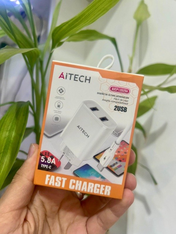 Producto - Cargador Aitech tipo c 5.8 A