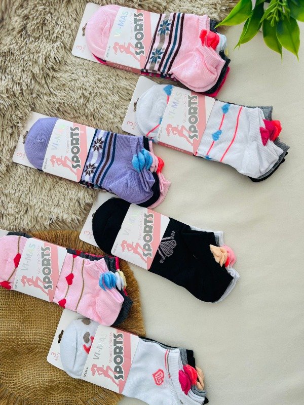 Producto - Soquetes dama vi-mas con orejitas