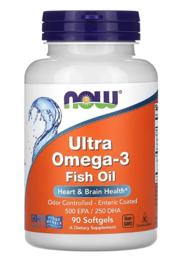 Producto - Ultra Omega 3 Now Foods 500 Epa 250 Dha 90 Caps Aceite Pesca Neutro