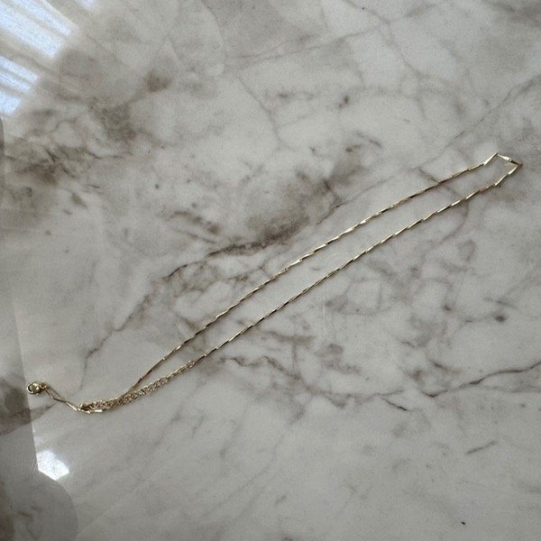 Producto - Cadena laminada oro 18k/goldfilled con eslabones alargados