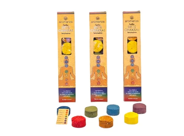 Producto - Pastillas siete chakras - Aromanza